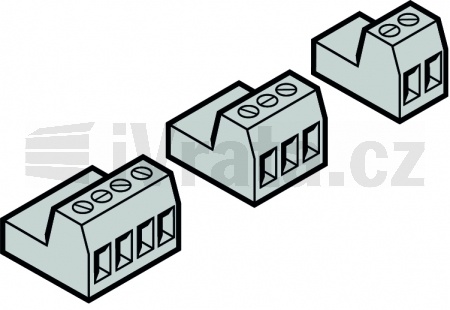 2-PIN šroubové svorky