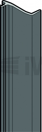 Krycí lišta dolní pro boční část rámu, speciální výška, pravá/levá, Hormann