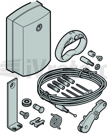 Nouzové spouště s pouzdrem ASE, délka bowdenu: 4000 mm, STA 400 / 500 FU
