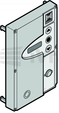 Dvířka krabice řídící jednotky s fóliovými tlačítky a kartou displeje B 460