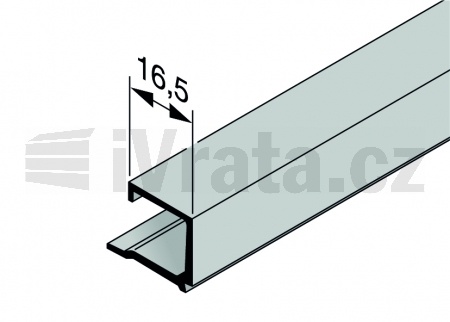 Zasklívací lišta NPS 16, hliníková