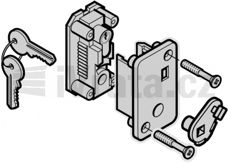 Zámek PZ, TS 42,5 mm (včetně cylindrické vložky)