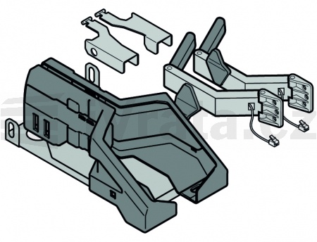 9.32 Světelná závora VL2-LE, kompletní sada, kluzné plechy, dosah 1,0 – 6,0 m
