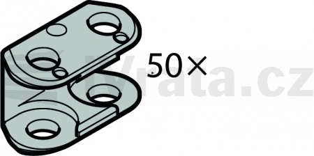 Sada klipsů (3 kusy na metr řetězu)