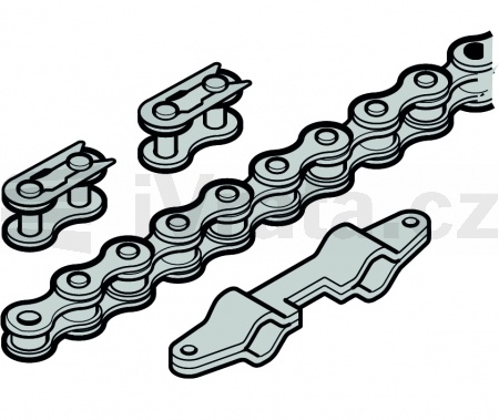 Válečkový řetěz ITO 400 / 500 FU krátký, 6744 mm