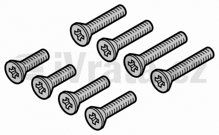 Sada: šrouby pro kliku integrovaných dveří