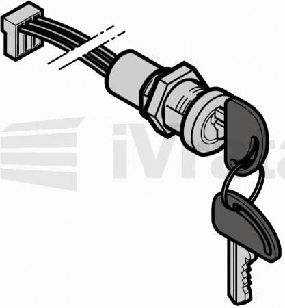 Miniaturní klíčový spínač pro ovládání 420 R, 445 R, 460 R, B 455 R, 300, 360