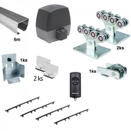 Komplet střední samonosné brány s pohonem Hormann LineaMatic P