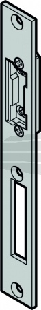 Protiplech 92 mm, pro integrované dveře, boční dveře NT 80 / NT80 RC2 otevírané dovnitř s elektrickým otvíračem, levý