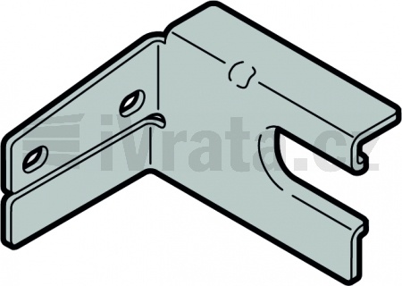 Doraz pro rozjezdovou pružinu, kování H, V, levý, zinek