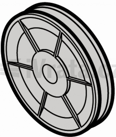 Lanová kladka, Ø 78 mm