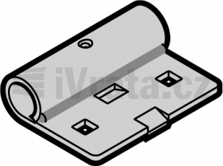 Držák rolny svařený, RC2, kování Z, N, L, Preminum RAL9002