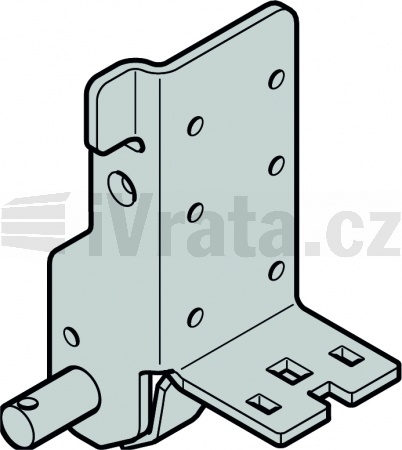 Držák lana na spodní sekci 42mm, typ kování N, ND, NS, NB, L, LD, nad 401 kg, levý, zinek