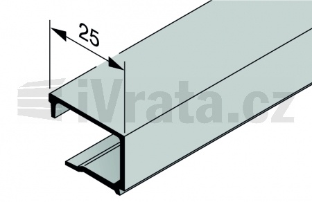 Zasklívací lišta GA002, hliníková