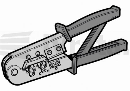 Lisovací kleště na systémové konektory