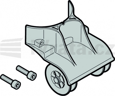 Adapter pro nouzový řetěz, vodorovná montáž motoru