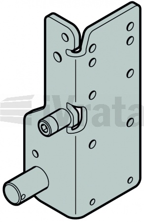 Držák lana na spodní sekci, AS001 42, kování L, LD, pravý, nerez