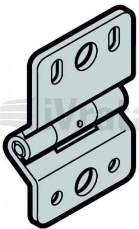 Pant středový, typ6, s podložkou, SA006, RAL9005, Vitraplan