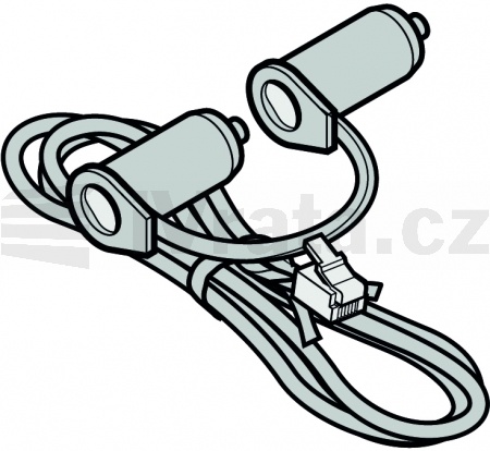 9.28 Optosenzory dvojité SKS s připojovacím kabelem 1500 mm, levý (bílý)