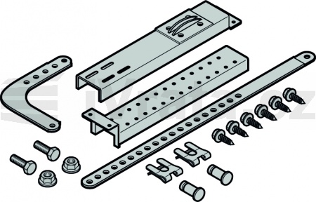 Sada unašeče, průmyslový, výška sekcí do 580 mm