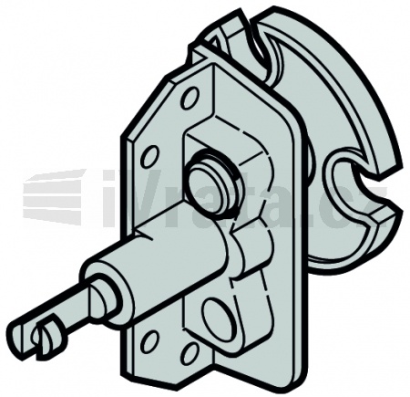 Zámek západkový, levý, vnější a vnitřní zamykání