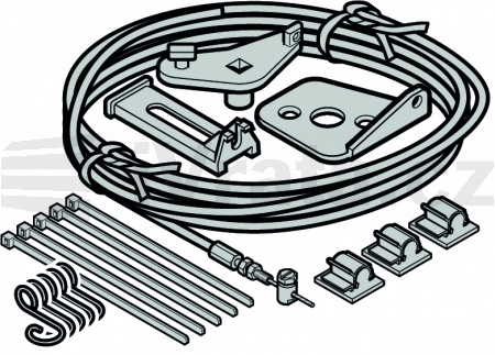Nouzový odblok ITO 400 / 500 FU s bowdenem 8000 mm