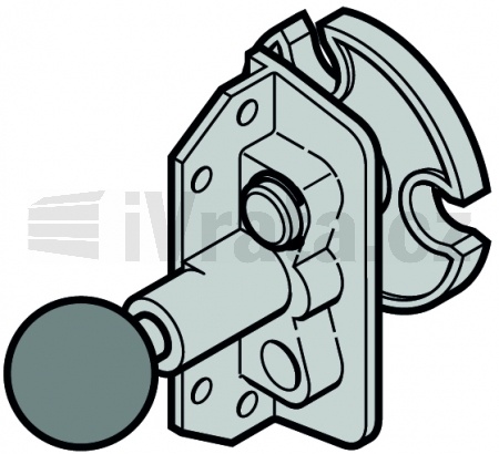 Zámek západkový, pravý, vnitřní zamykání