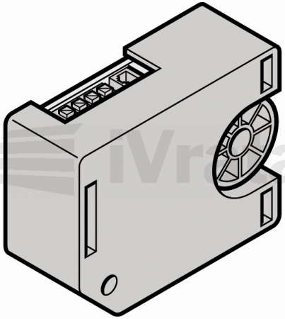 Snímač polohy vrat AWG s držákem pro rolovací vrata/mříže