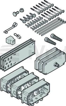 9.23 Bezdrátová připojovací sada pro optické senzory LE / VL's / 8K2, IP65; BR60