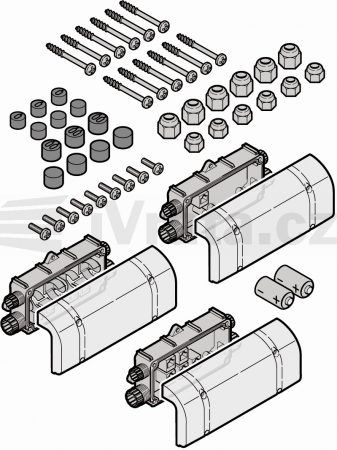 Bezdrátová připojovací sada pro optické senzory LE / 8k2 s bateriemi