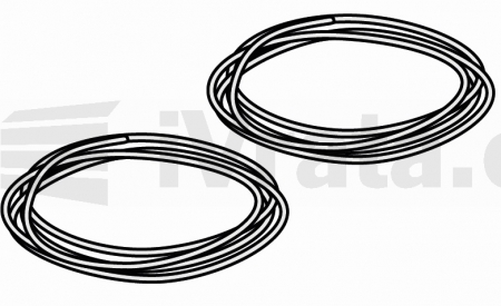 Sada ventilačních hadic 2 × 500 mm