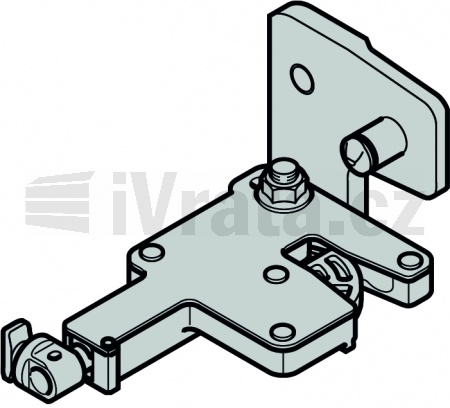 Spodní západka pro vrata s plným opláštěním, pravá, Hormann