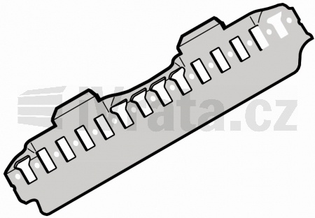 Napínací deska, typ kování Z, RAL9002