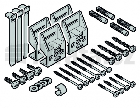 Sada příslušenství pro krabici řídící jednotky, 2 × průchodka M16, různé těsnění
