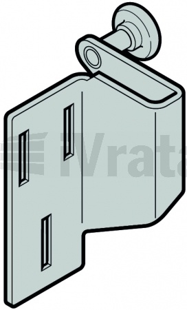 Držák rolny horní, RH009, kování L, LD, levý nerez