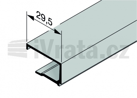 Zasklívací lišta NPS 3, hliníková