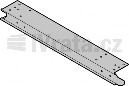 Koncová lišta pro rovnou pochu, ​​typ BF (horní lamela), levá