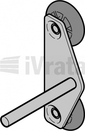 Tandemová rolna TL005, zinek, hmotnost vrat >170kg