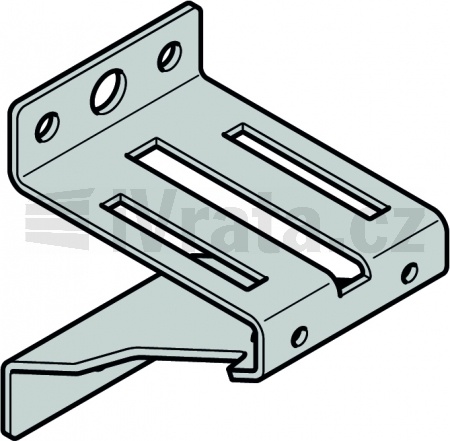 Pant horní RB001, zesílený, sada s rolnou a držákem, zinek, levý