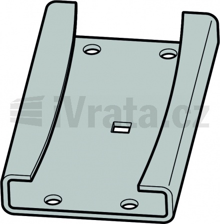 Výztuha oblouku pojezdové kolejnice