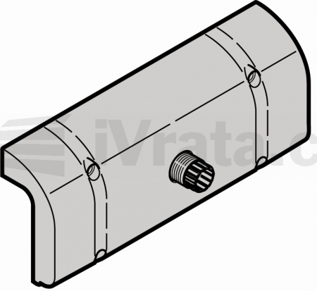 Víko krabice (neprůhledné) pro SKS s průchodkou