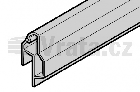 Profil pro snížení výšky sekce NF 89 eloxovaný (42 / 20 mm), délka 6m