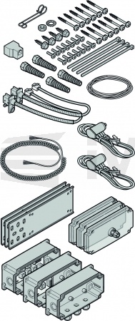 9.03 Připojovací sada pro SKS lištu, IP65, WA 400 pro řídící jednotka A / B 435, A / B 445, A / B 460 a B 460 FU