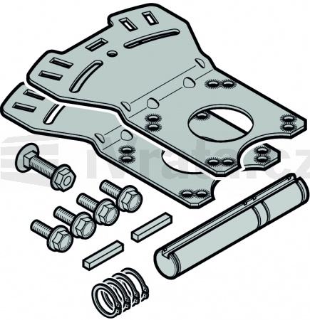 Upevňovací sada na řetězový box 1:3,47