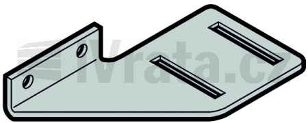 Výztuha bočního pantu, pravá, nerez