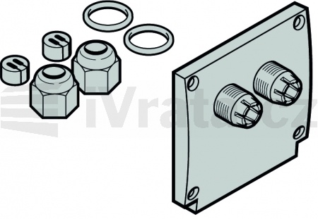 Dvířka krabice řídící jednotky WA 400, WA 400 M, ITO 400