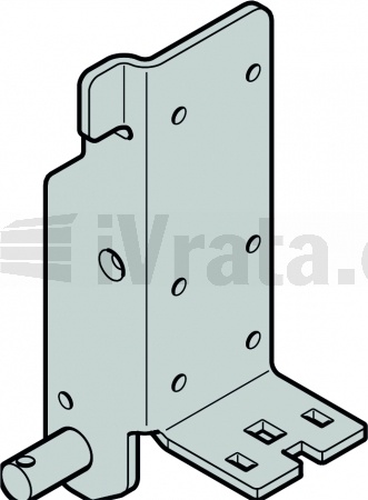 Držák lana na spodní sekci 42mm, kování H, HD, HS, HU, HB, V, VU, VS, VB, NH, do 400 kg, pravý, nerez