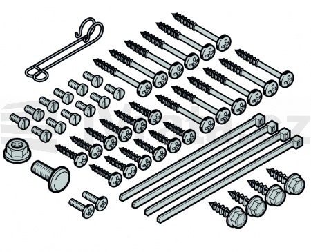 9.86 Sada šroubů pro víko krabice SKS IP66
