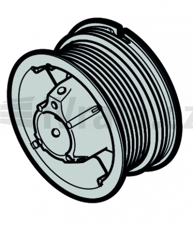 Lanový buben velikost 1, kování N, ND, NS, NH, L, LD, Levý