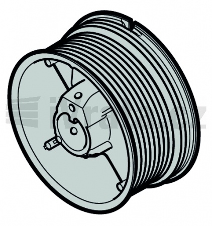 Lanový buben vel. 2, kování N, ND, NS, NH, L, LD, Pravý
